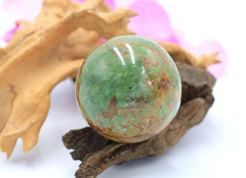 Sphère en Chrysoprase