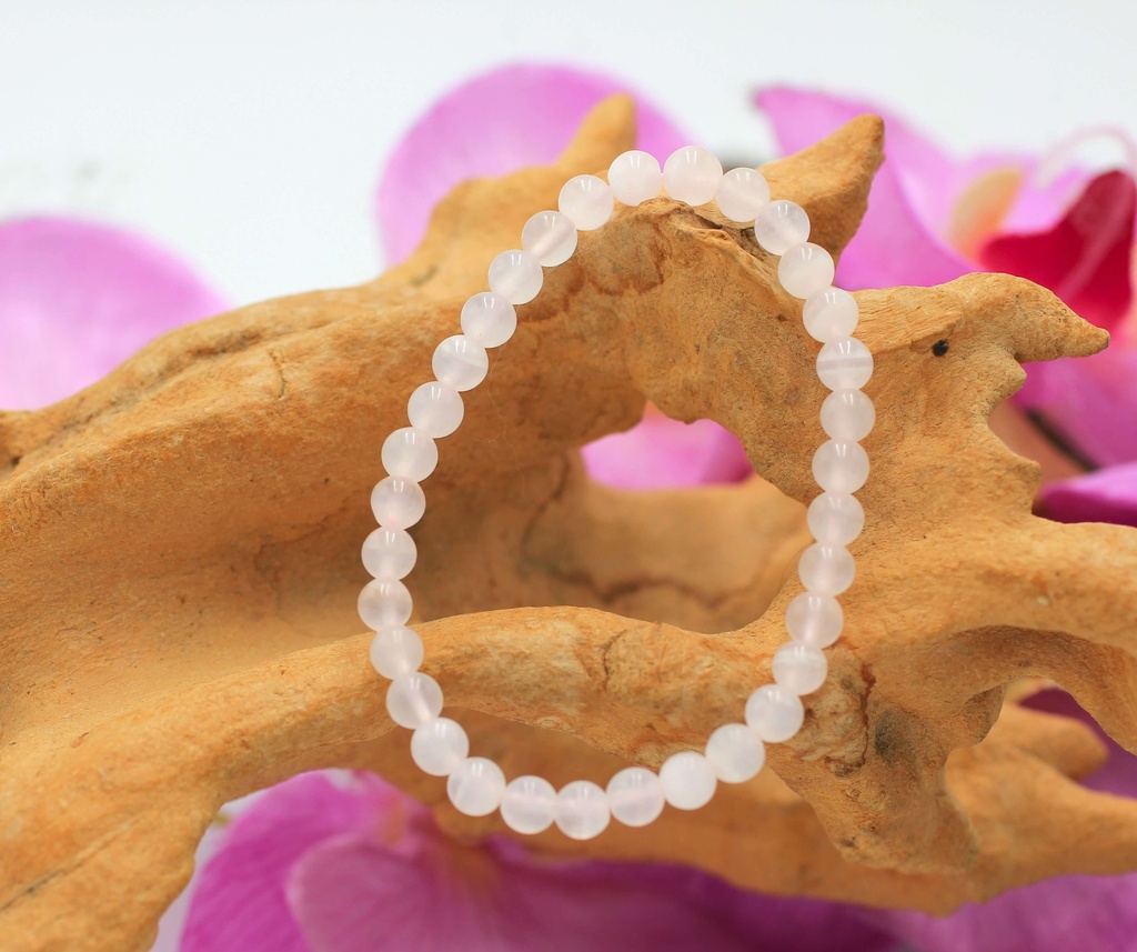 Bracelet en perles 6mm en Calcite mangano