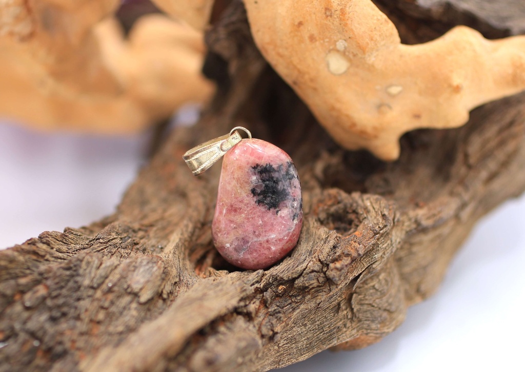 Pendentif en Rhodonite