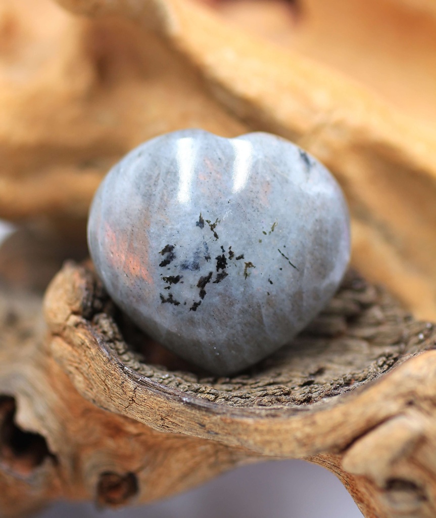 Cœur en Labradorite