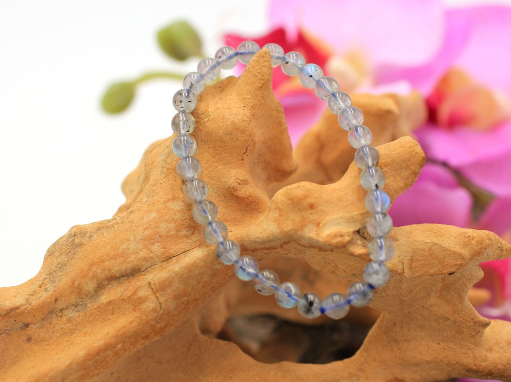 Bracelet en perles 5,5-6,5mm en Labradorite