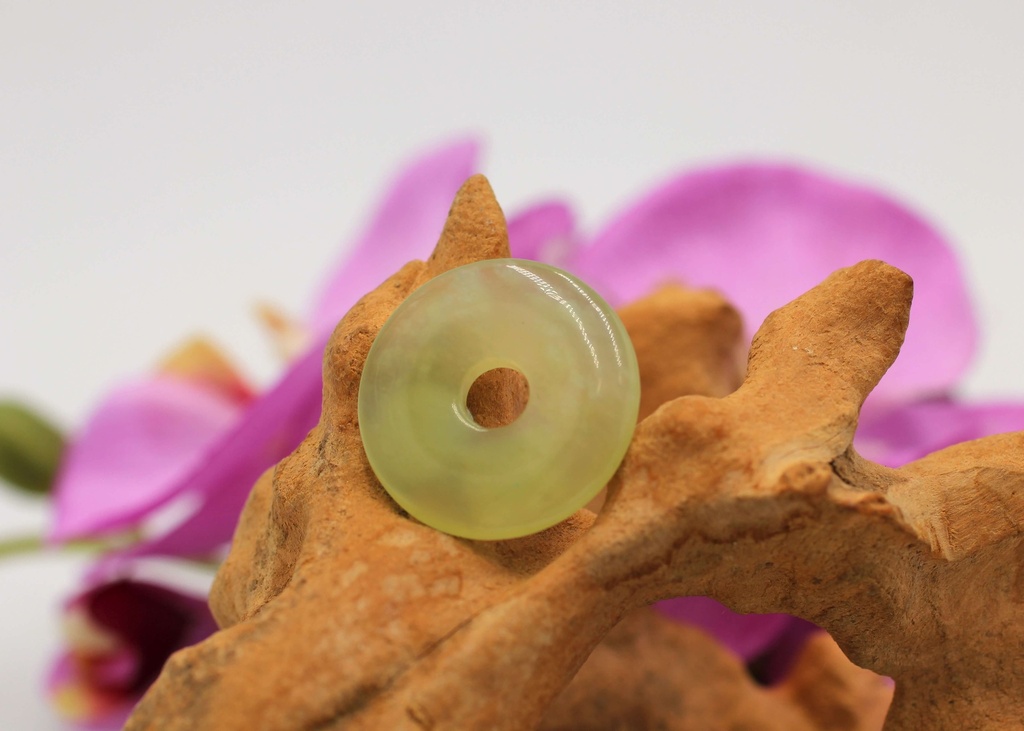 Pendentif donut en Jadéite