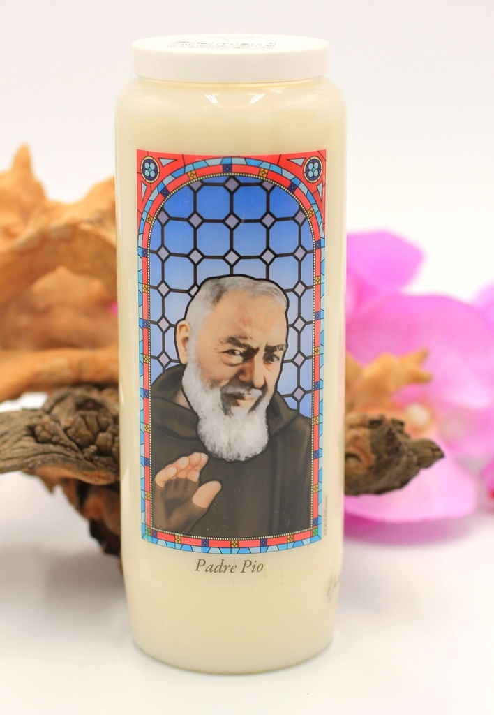 Bougie neuvaine Padre Pio