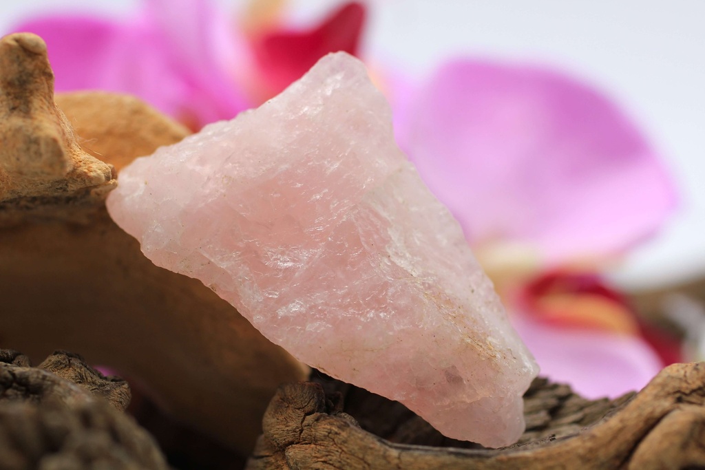 Quartz rose brut