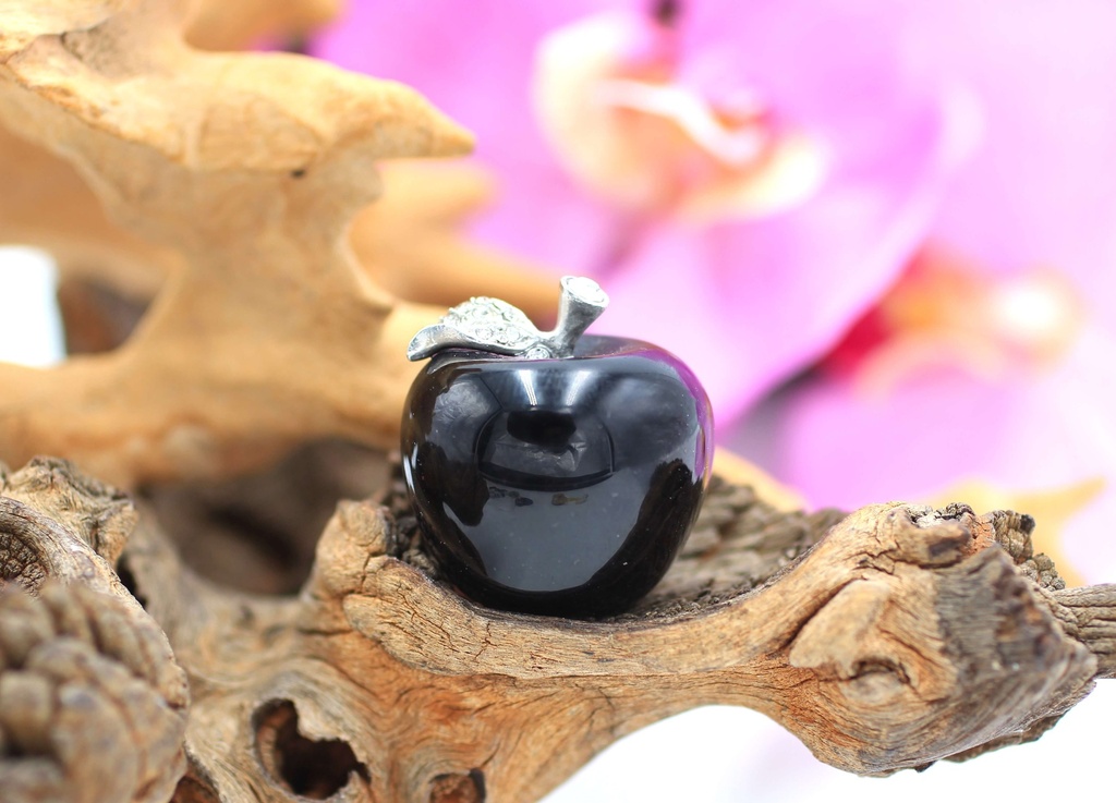 Pomme en Obsidienne noire