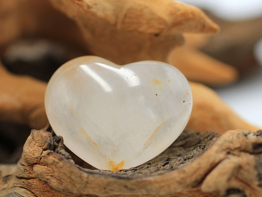 Cœur en Quartz Golden Healer