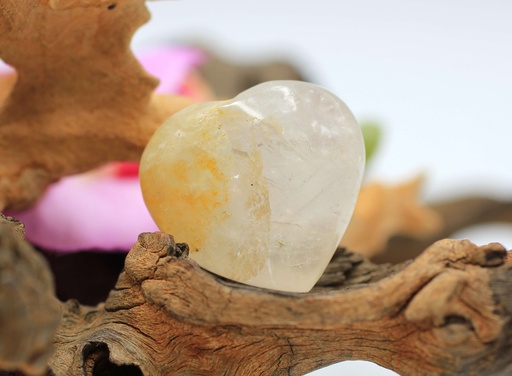 Cœur en Quartz Golden Healer