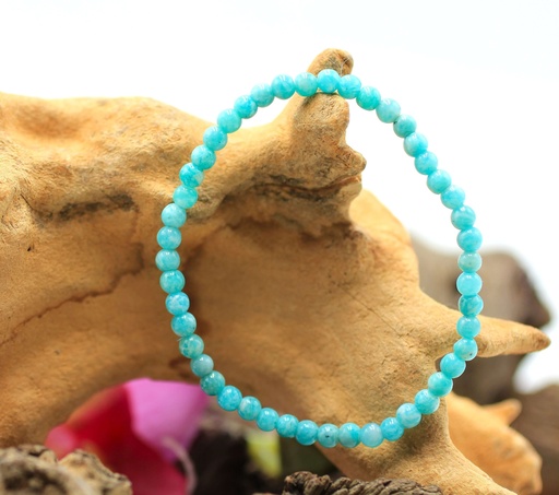 Bracelet en perles 4mm en Amazonite