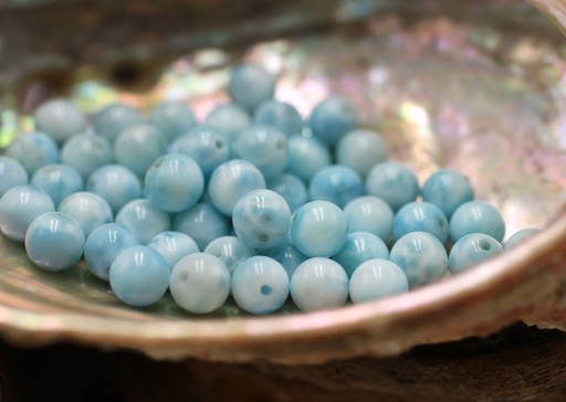 Perle 5mm en Larimar