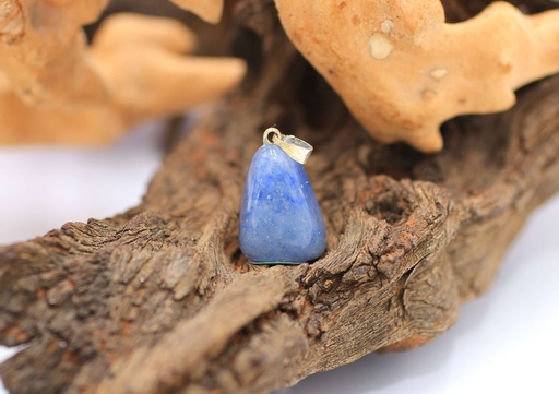 Pendentif en Quartz bleu