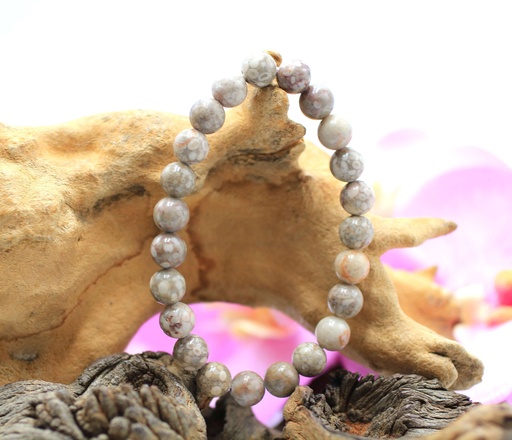 Bracelet en perles 8mm en Agate turitelle