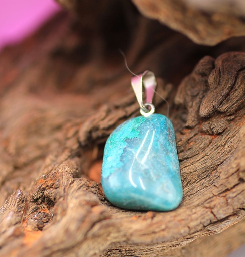 Pendentif en Chrysocolle