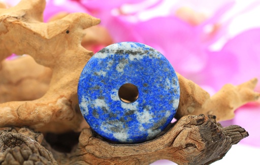 Pendentif donut en Lapis-lazuli