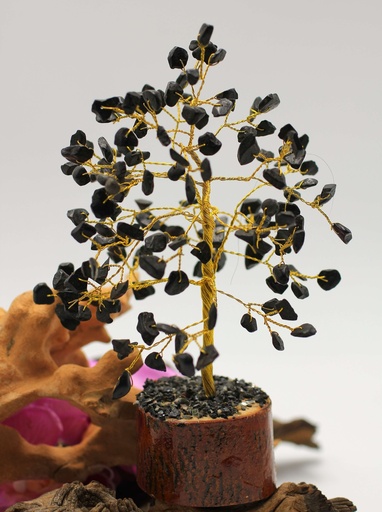 Arbre de vie en Agate noire