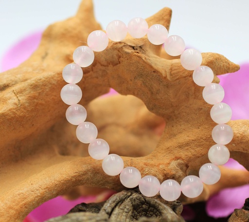 Bracelet en perles 8mm en Calcite mangano