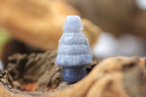 Sapin de Noël en Quartz bleu