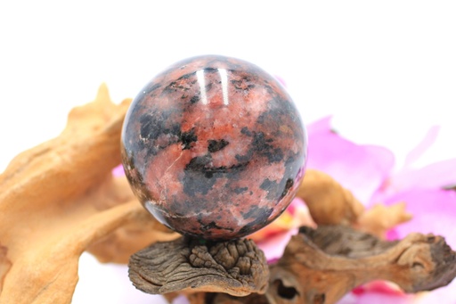 Sphère en Rhodonite