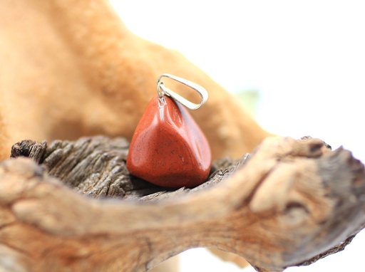 Pendentif en Jaspe rouge